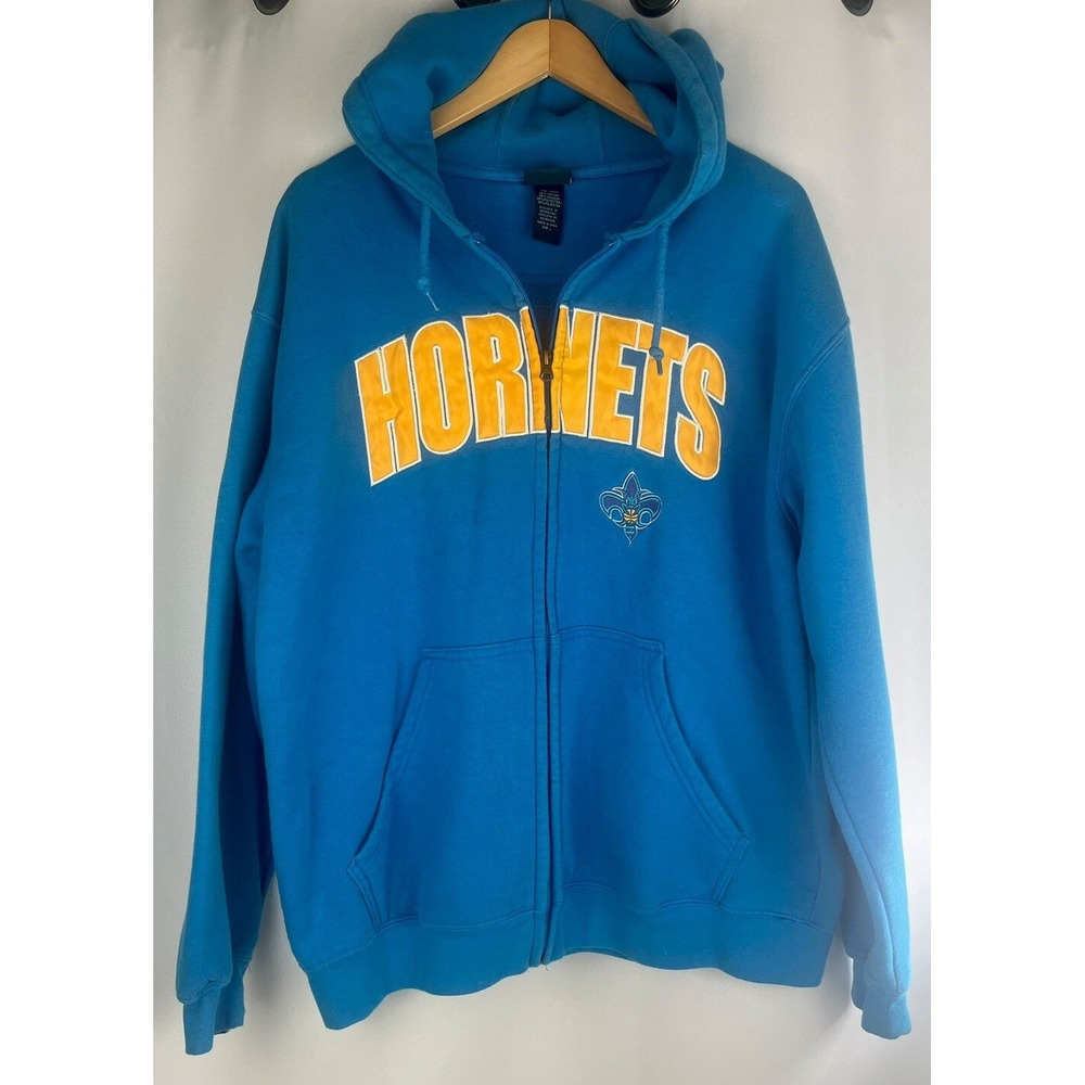 NBA Large Vintage Charlotte Hornets Hoodie Zip